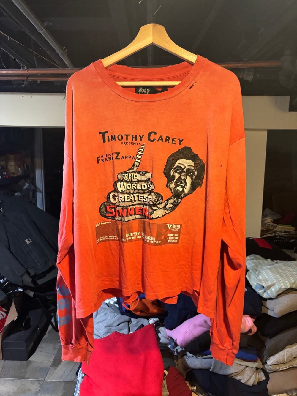 paly hollywood east of eden red longsleeve shirt